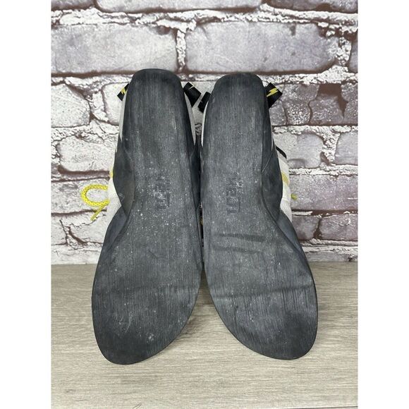 Evolv Defy Gray & Yellow Lace Up Climbing Shoes Fog Men Sz 12M US/46EU - Picture 10 of 16